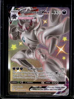 2021 Pokemon SWSH Shining Fates Grimmsnarl VMAX Shiny Vault #SV117/SV122 - Image 1