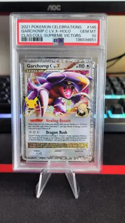 2021 Pokemon Celebrations Garchomp C L V X Holo PSA 10 - Image 1