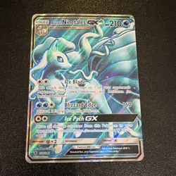 Pokemon TCG Alolan Ninetales GX 132/145 SM-Guardians Rising Ultra Rare Holo 210… - Image 1