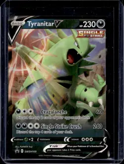 2019-2023 Pokemon SWSH Black Star Promos Tyranitar V #SWSH109 - Image 1
