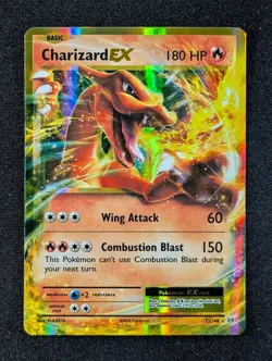 2016 Pokemon CHARIZARD EX #12/108 Evolutions Full Art Ultra Rare English - Image 1