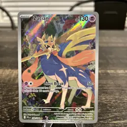 Zacian 100/094 IR NM - Pokemon TCG Phantasmal Flames - Image 1