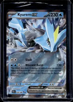 2025 Pokemon Black Bolt Kyurem ex Double Rare #028/086 - Image 1