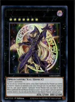Yu-Gi-Oh Ebon Illusion Magician (RED) LDS3-EN091 1st Edition Holo - Image 1