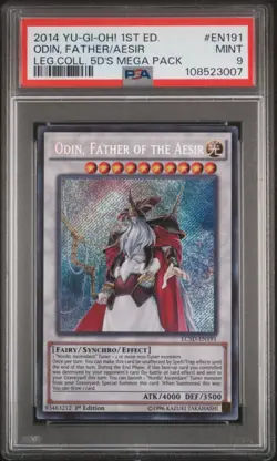 YU-GI-OH 2014 LEGENDARY COLLECTION 5D'S ODIN AESIR MEGA PACK RARE 1ST EDITION - Image 1