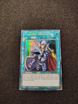 Crossout Designator MP22-EN265 Secret Rare 1st Edition LIGHT PLAY Yu-Gi-Oh TCG - Image 1
