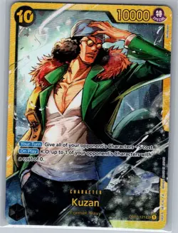 Kuzan OP02-121 SEC English Paramount War - One Piece Card - NM - Image 1