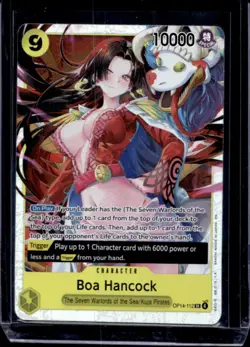 2026 One Piece Azure Sea's Seven Boa Hancock Super Rare #OP14-112 - Image 1