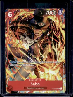 2025 One Piece Illustration Box Volume 5 Sabo Super Rare #OP05-007 - Image 1