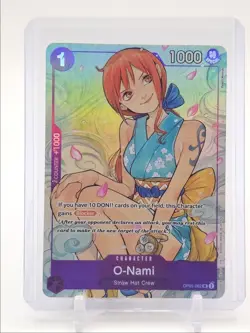 O-NAMI 2025 ONE PIECE PROMO ILLUSTRATION BOX VOL. 1 HOLO OP05-062 Q3093 - Image 1