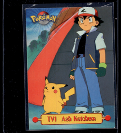 Pokemon Topps Card | Movie Animation Edition | Ash Ketchum | Non-Holo - Image 1