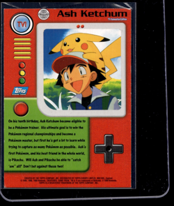 Pokemon Topps Card | Movie Animation Edition | Ash Ketchum | Non-Holo - Image 2