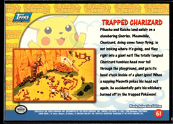 Pokemon Topps Card | Movie Animation Edition | Trapped Charizard #51 | Non-Holo - Image 2