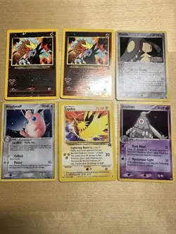 Vintage Pokemon Card Lot Mawile Reverse Power Keepers Entei Promo Zapdos Promo - Image 1