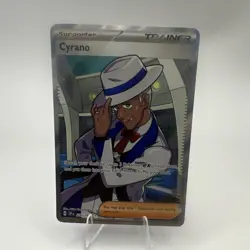 Pokemon TCG Cyrano 230/SVP SVP Black Star Promo Full Art Foil Trainer Card - Image 1