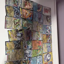 Pokemon Card Lot Huge Bundle Over 40 Vs Exs Full Arts Vstar - Image 1