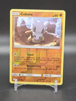 Cubone 105/236 Reverse Holo SM - Unified Minds - Pokemon Card - NM - Image 1