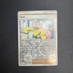 Pokemon TCG Iono Scarlet & Violet Paldea Evolved Card 185/193 Reverse Holo - Image 1