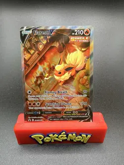 Flareon V – SWSH179 – Black Star Promo – Pokemon Card – NM - Image 1