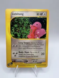 Pokemon Card - Lickitung Aquapolis 90/147 Common Non Holo - Image 1