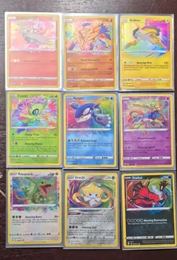 Pokemon Cards Lot (All 9 Amazing Rares From Sword And Shield) Mint / Near Mint - Image 1