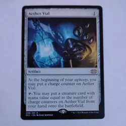 MTG Magic the Gathering Aether Vial (298/686) Double Masters 2022 - Image 1