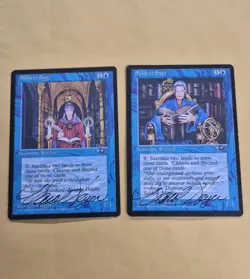 UNPLAYED SIGNED Soldevi Sage A B Alliances Magic MTG CAROL HEYER EDH CUBE VTG - Image 1