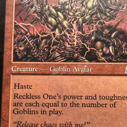 Reckless One MTG Onslaught #222/350 – Lightly Played - Image 2