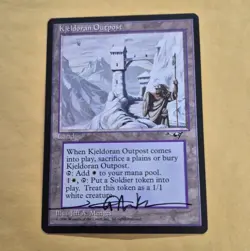 Unplayed Signed NM MTG KJELDORAN OUTPOST EDH CUBE Alliances LAND - Image 1
