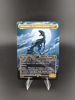 Indoraptor, the Perfect Hybrid Borderless #15 | REX Jurassic World | MTG - Image 1