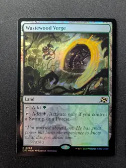 WASTEWOOD VERGE FOIL #268 MTG Aetherdrift - Image 1