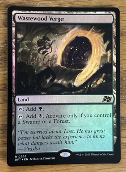 MTG Aetherdrift, Wastewood Verge - Foil - Image 1