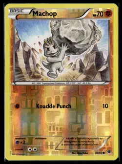 Pokemon TCG | Generations | Machop | 40/83 | Reverse Holo | LP - Image 1