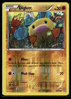 Pokemon TCG | Generations | Diglett | 38/83 | Reverse Holo | LP - Image 1