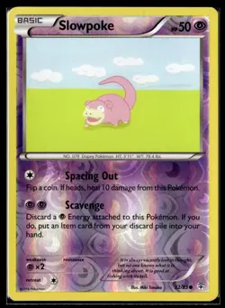 Pokemon TCG | Generations | Slowpoke | 32/83 | Reverse Holo | LP - Image 1