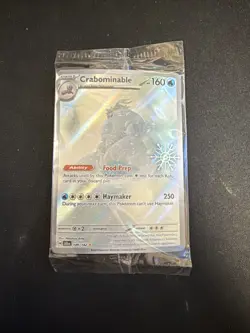Pokemon TCG Crabominable Holo Card 149/142 Mint Condition Holiday Stamp - Image 1