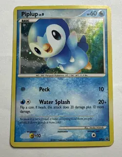 Pokemon Piplup POP RARE PROMO Holo DP03 Pokemon TCG LP - Image 1