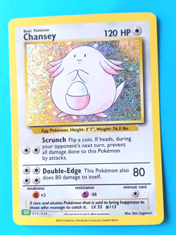 POKEMON CLASSIC COLLECTION CHANSEY CLV 015/034 HOLO SET FRESH CLEAN SHARP - Image 1