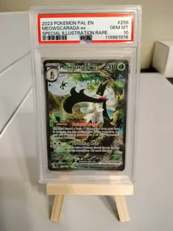 2023 POKEMON PAL EN-PALDEA EVOLVED #256 MEOWSCARADA EX PSA 10 - Image 1