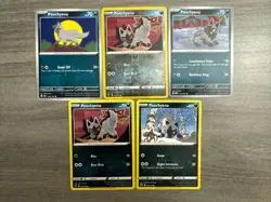 Poochyena Mightyena Pokemon Card Collection Lot Of 9 With Reverse Holo - Image 3