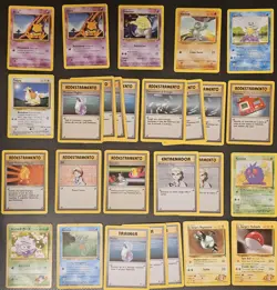 Vintage Pokemon Lot of 27 Mix Lot & Languages 1999-2002 Base - Fossil - Jungle + - Image 1