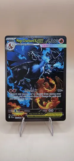 Mega Charizard X ex SIR 125/094 – Phantasmal Flames – Pokemon TCG Pack Fresh NM - Image 1
