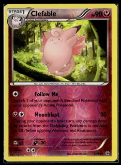 Pokemon TCG | Generations | Clefable | 51/83 | Reverse Holo | LP - Image 1