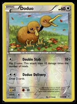 Pokemon TCG | Generations | Doduo | 55/83 | Reverse Holo | LP - Image 1