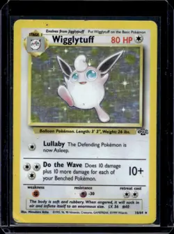 1999 Pokemon Jungle Wigglytuff #16/64 - Image 1