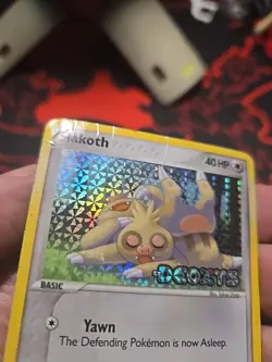 Pokemon Slakoth Deoxys Card 73/107 Reverse Holo Stamped - Image 2