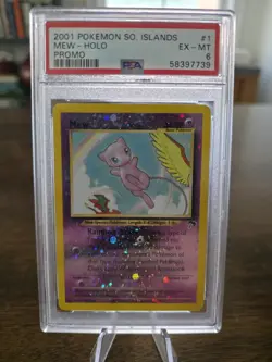 Pokemon - Mew Southern Islands - PSA 6 - Image 1