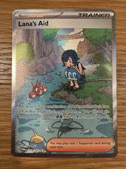 Lana's Aid Sv06 Trainer Twilight Masquerade, Pokemon TCG Card 219/167 NM - Image 1