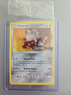Heatran 88/156 Sealed Sun And Moon Ultra Prism POKEMON - Image 1