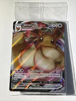 Pokemon TCG Eevee VMAX SWSH087 Holo Black Star Promo NM/M Sealed - Image 1